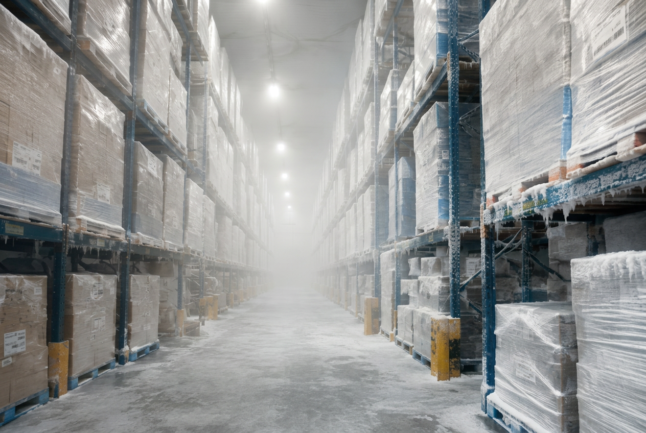 Infrastructura depozitului Cold Chain Logistics din Ploiești